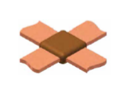 copper-bar-to-copper-bar-full-cross-joint-graphite-mould